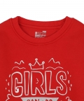 Girls Sweatshirt Red 