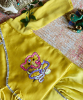 Gajapati - Kurta with Ganpati Embroidered And Dhoti Pants