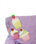 Cupcakes Quilted- BeanChair Cover (Small)