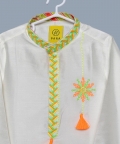 Kurta With On Pocket Side Butti And Pant