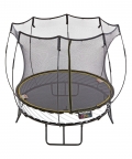 Compact Round Trampoline With Enclosure