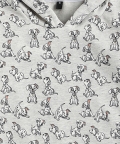 Full Sleeves Hoodies Dog Print-White