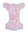 Plain Pink Adjustable & Washable Diaper