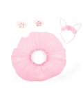 Rosy Princess Tutu Skirt & Accessory Set