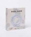 Transparent Inflatable Pool Ring Glitter