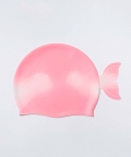 Pink Color Shaped Swimming Cap Ocean Treasure Rose