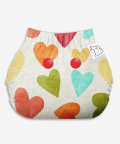 Superbottoms Freesize UNO Washable & Reusable Adjustable Cloth Diaper with Dry Feel Pad (Baby Hearts)
