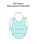 SuperBottoms Waterproof, Apron Style Full Coverage Reversible Cloth Bibs -MelonSplash+Festoon