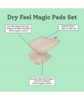 SuperBottoms Dry Feel Magic Pads Set (for Freesize UNO Cloth Diaper) (1 Dry Feel Pad + 1 Booster Pad)(Prefold)