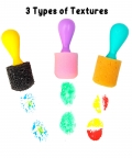 Little Fingers Pudgy Texture Brushes(Set Of 3)