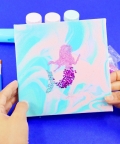 Mermaid DIY Pouring Canvas Art Set