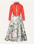 Voynich Printed Skirt with Choli/Shirt Kurta