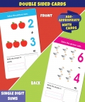 Simple Maths Write & Wipe Jumbo Activity Flash Card 32 Cards