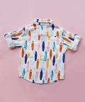 Fullsleeves Shirt For Boys In Surf Print