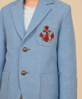 Sky Blue Suiting Blazer Set With Pants