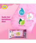 Super Cute's Premium Soft Cleansing Baby Wipes with Aloe Vera, Enriched with Vitamin E, and Paraben Free | 72 Wipes