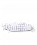 100% Organic Bolster Cover Set Without Fillers Navy Square