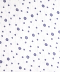 The Baby Atelier 100% Organic Purple Dot Baby Quilt