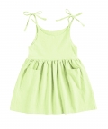 Lime Green 100% Organic Sleeveless Nightdress