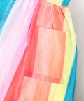 Organic Sleeveless Nightdress - Rainbow 