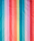 Short Sleeved Collared Pajama Set - Rainbow
