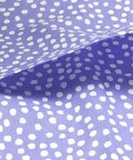Baby Pillow Cover With Filler Purple And White Spots