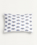 100% Organic Baby Pillow Cover Without Fillers Lotus Print