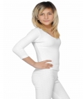 Bodycare Girls Thermal Top White