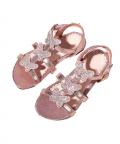 Rose Gold Butterfly Sandals 