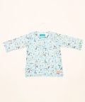 Blue Zoo Animals Style Shirt With Pants