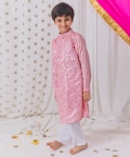 Blush Pink Kurta Pajama Set