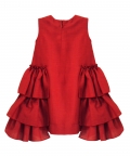 Rat Embroidered Side Frill Dress