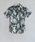 Half Sleeves Shirt In Tropical Print