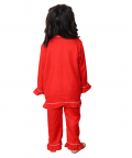 Red Nightsuit With Frills