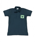 Black Minecraft Embroidery T-Shirt