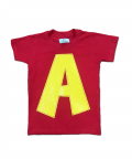 Personalised Red Initials T-Shirt