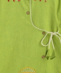 Lion Kurta Pyjama Set - Green