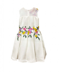 Floral White Dress