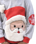 Santa Sweatshirt With Hidden Pocket 
