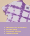 Tie Dye Pure Cotton Summer Crop Top