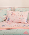 Unicorn Dreams Organic Kids Bedsheet Set Single Flat Sheet