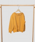 Sunshine Yellow Crew Neck Sweatshirt Set in Fleece