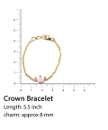Crown Chain Bracelet