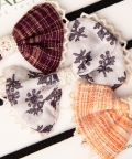Vintage Handmade Bow HairBands pack of 3
