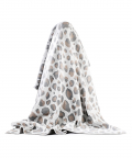 Organic Cotton Winter Blanket Panther Patterned