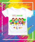 Personalised Let's Naacho Holi T-Shirt