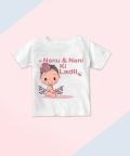 Personalised Nanu Nani Ki Ladli Angel T-Shirt
