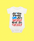 Personalised Gassy Sassy Onesie Romper