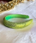 Sequin Embroidered Hairband - Xmas Green