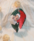 Santa Xmas Turban Headband - Green, Red